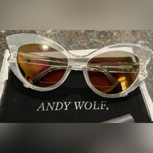 Andy Wolf Clear Sparkle Sunglasses